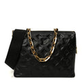 Lambskin Embossed Monogram Coussin PM Black