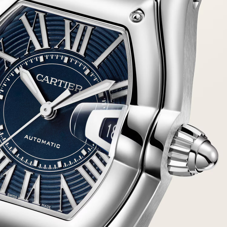Roadster Large Model | 39mm, Stainless Steel, Blue Dial