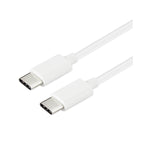 Usb C To Type C Charge & Sync Data Cable 3.3 Ft In White