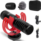 Movo VXR10-PRO Supercardioid Shotgun Microphone for Cameras and Smartphones
