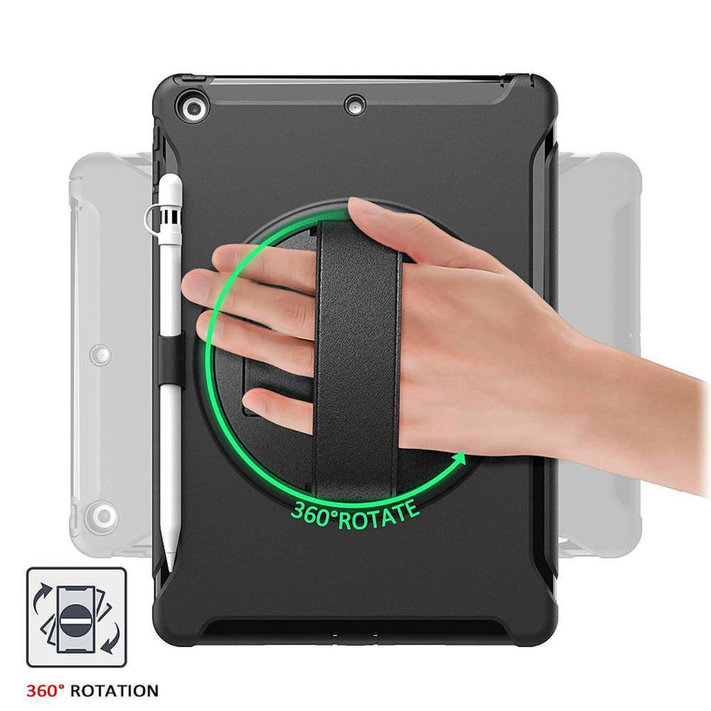 SAHARA - Raider Series Heavy Duty Hand Strap Case - iPad 10.2" (9th Generation)