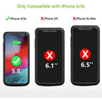 Entronix Case Compatible with iPhone X/XS - [Hard Back] Slim Clear