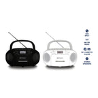 Emerson Portable Cd/Cassette Boombox with AM/FM Radio
