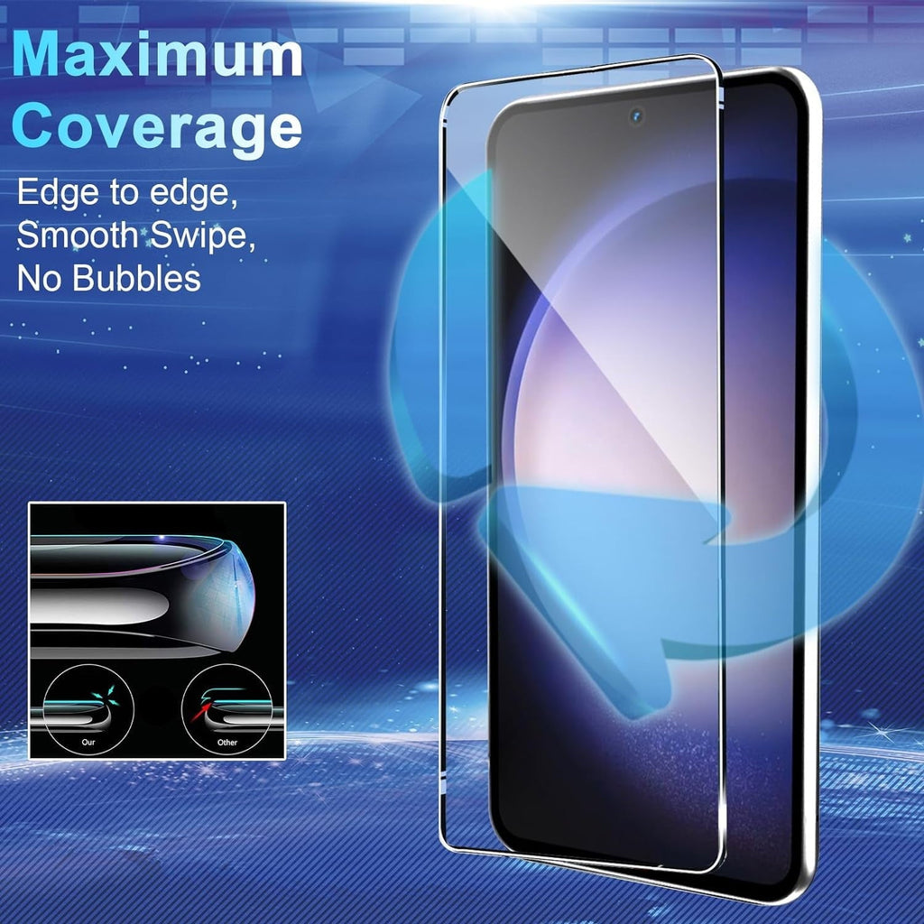 Entronix Bundle Compatible with Galaxy S25 Plus - Soft-Touch Dual-Layer Case & 1 Clear Screen Protector