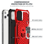 Iphone 12 Mini Kickstand Anti-Shock And Anti Falling Case In Red