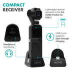Movo Edge-OP-Duo Dual Wireless Lavalier Microphone for Osmo Pocket 1 and 2