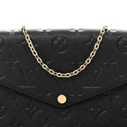 Empreinte Pochette Felicie Chain Wallet Black