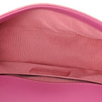 Patent Tweed Medium Boy Flap Fuchsia