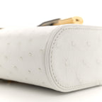Ostrich Vanity Chain Pouch