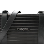 Matte Aluminum Personal Cross-Body Bag Black
