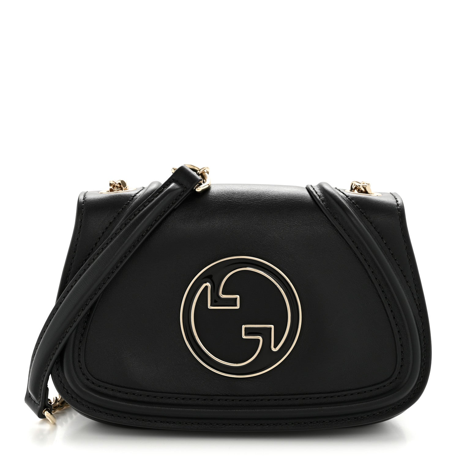 Calfskin Blondie Small Shoulder Bag Black