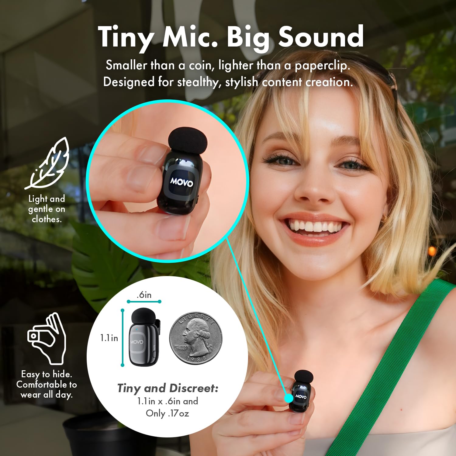 Movo NanoMic-L Lightning Wireless Lav Mic System