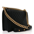 Caviar Quilted New Medium Boy Flap Black