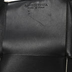 Nappa Maxi Intrecciato Medium Arco Tote Black White