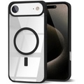 Entronix [Magnetic] Case Compatible with iPhone 17 Air - [Clear Back] Soft Matte Frame