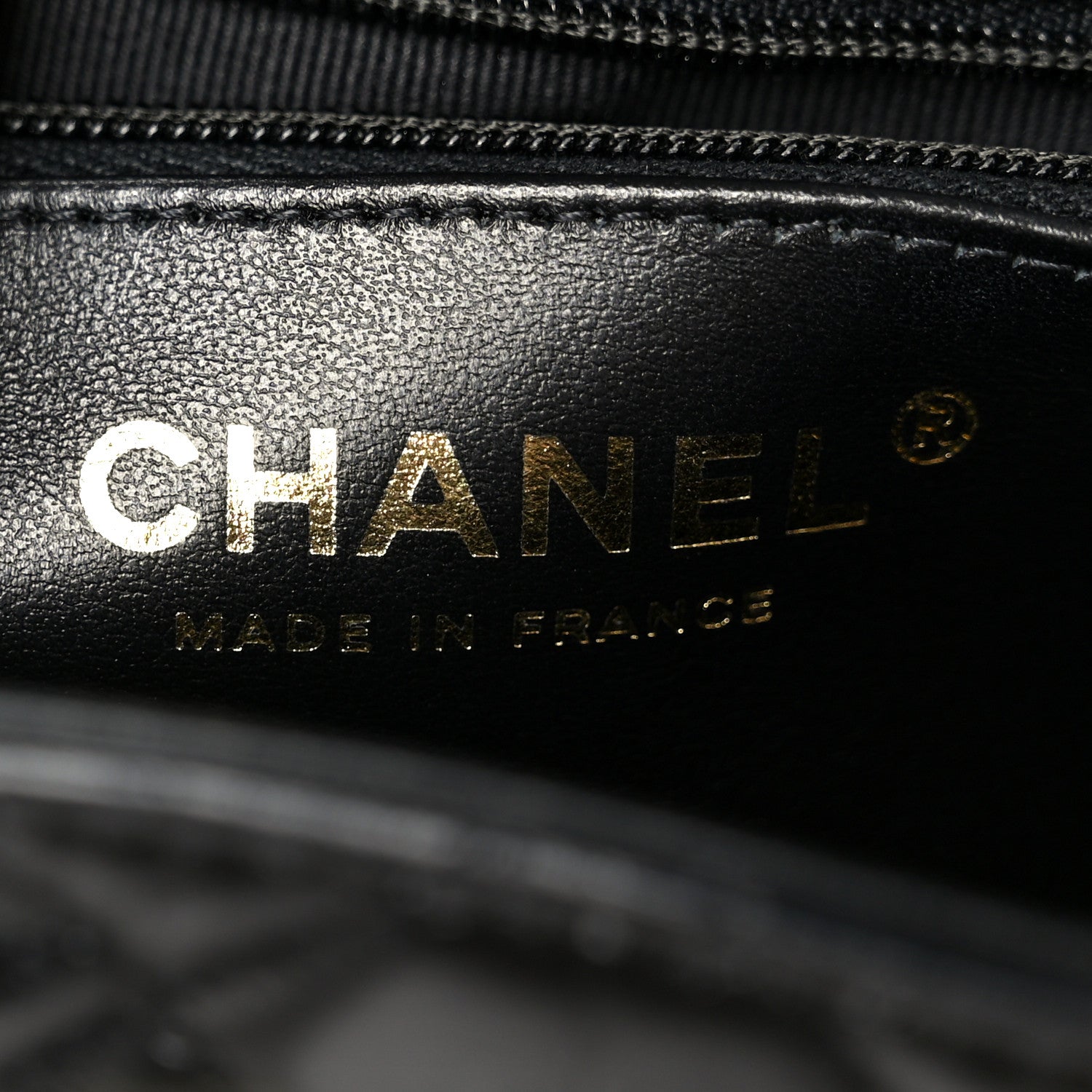 Shiny Aged Calfskin Quilted Nano Kelly Shopper Black