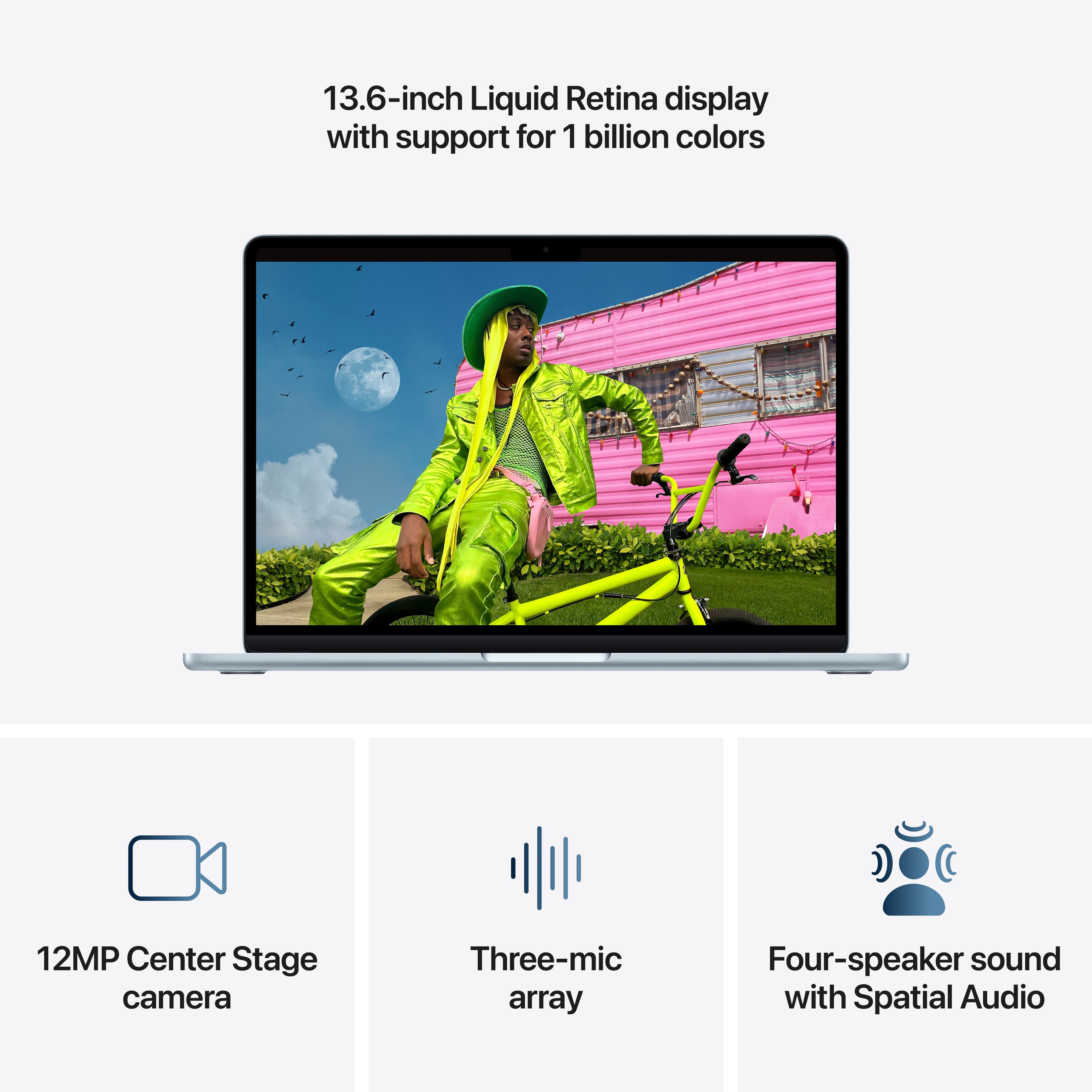 13-inch MacBook Air: Apple M5 chip with 10‑core CPU and 10‑core GPU, 24GB, 1TB SSD