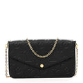 Empreinte Pochette Felicie Chain Wallet Black