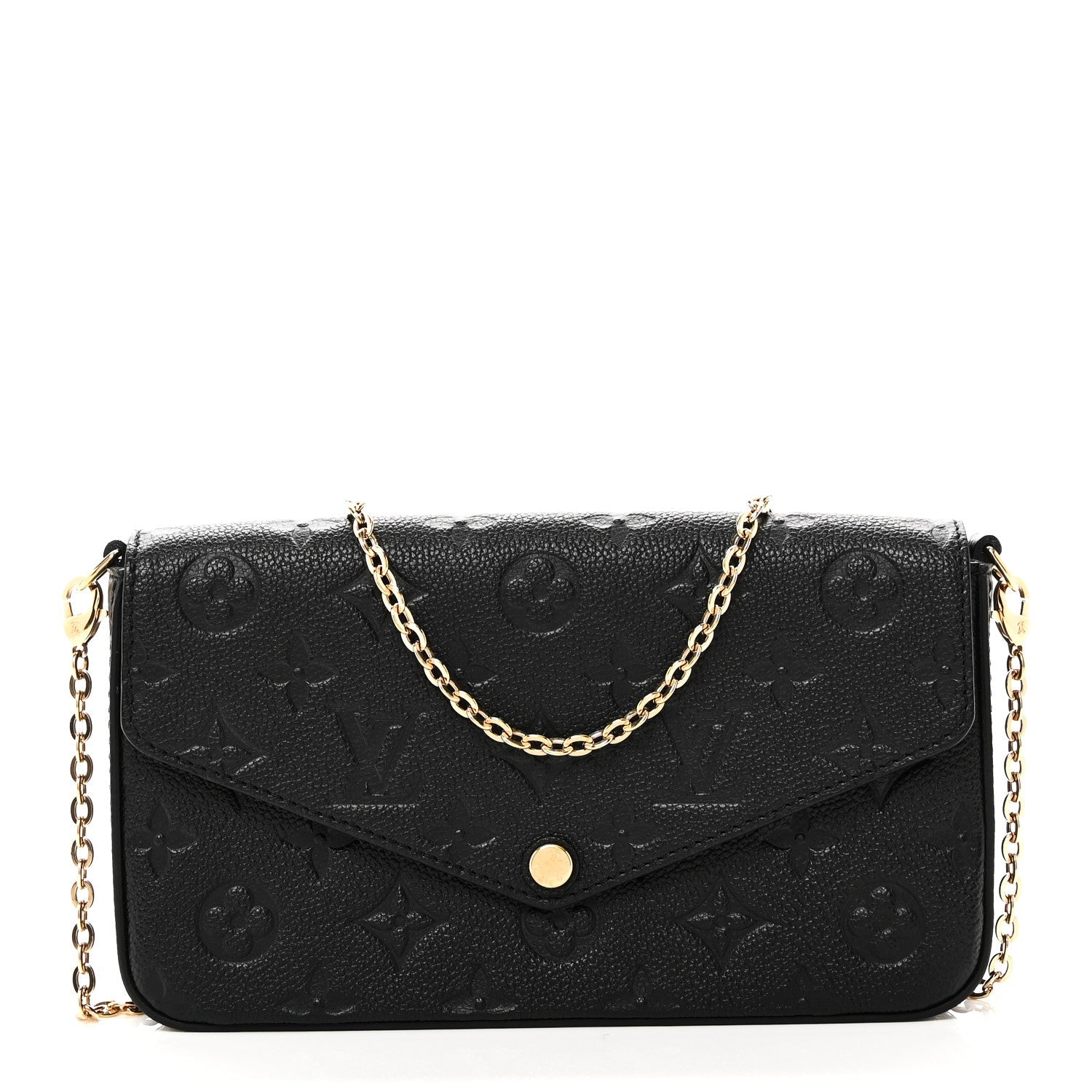 Empreinte Pochette Felicie Chain Wallet Black