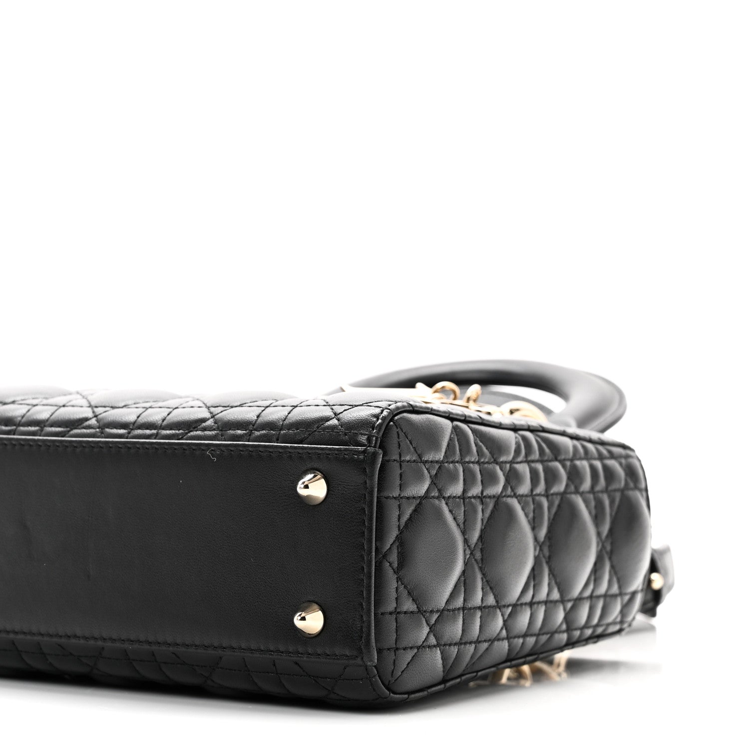 Lambskin Cannage Small My ABCDior Lady Dior Black