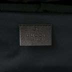 GG Supreme Monogram Four Wheel Suitcase Black