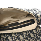 Oblique Saddle Bag Blue