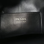 Soft Grained Vitello Daino Secchiello Bucket Bag Black