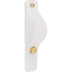 SAHARA - White FingerGrip Cell Phone Grip - For Most Cell Phones