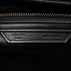 Satin Calfskin Mini Tri-Color Luggage Seashell