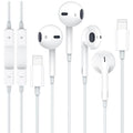 iPhone Wired Earphone, 2Pack Bluetooth Apple Earbuds with Lightning Connector, [Apple MFi Certified] with Microphone Volume Control Music and Calling Headphones for iPhone 14/13/12/11/SE/X/XR/XS