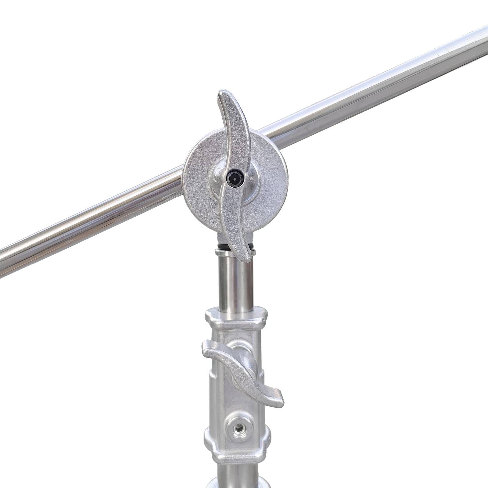 Photography C Stand with Boom Arm, 102inch Adjustable Heavy Duty Light C-Stand with 39inch Holding Arm, 2 Pieces Grip Head for Video Reflector, Moonlight, Softbox, 44 lbs Load Capacity
