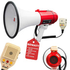 5 Core Megaphone 60W Bull Horn Professional PA Speaker w 1200 Yards Range Loud Siren Voice Amp -77SF