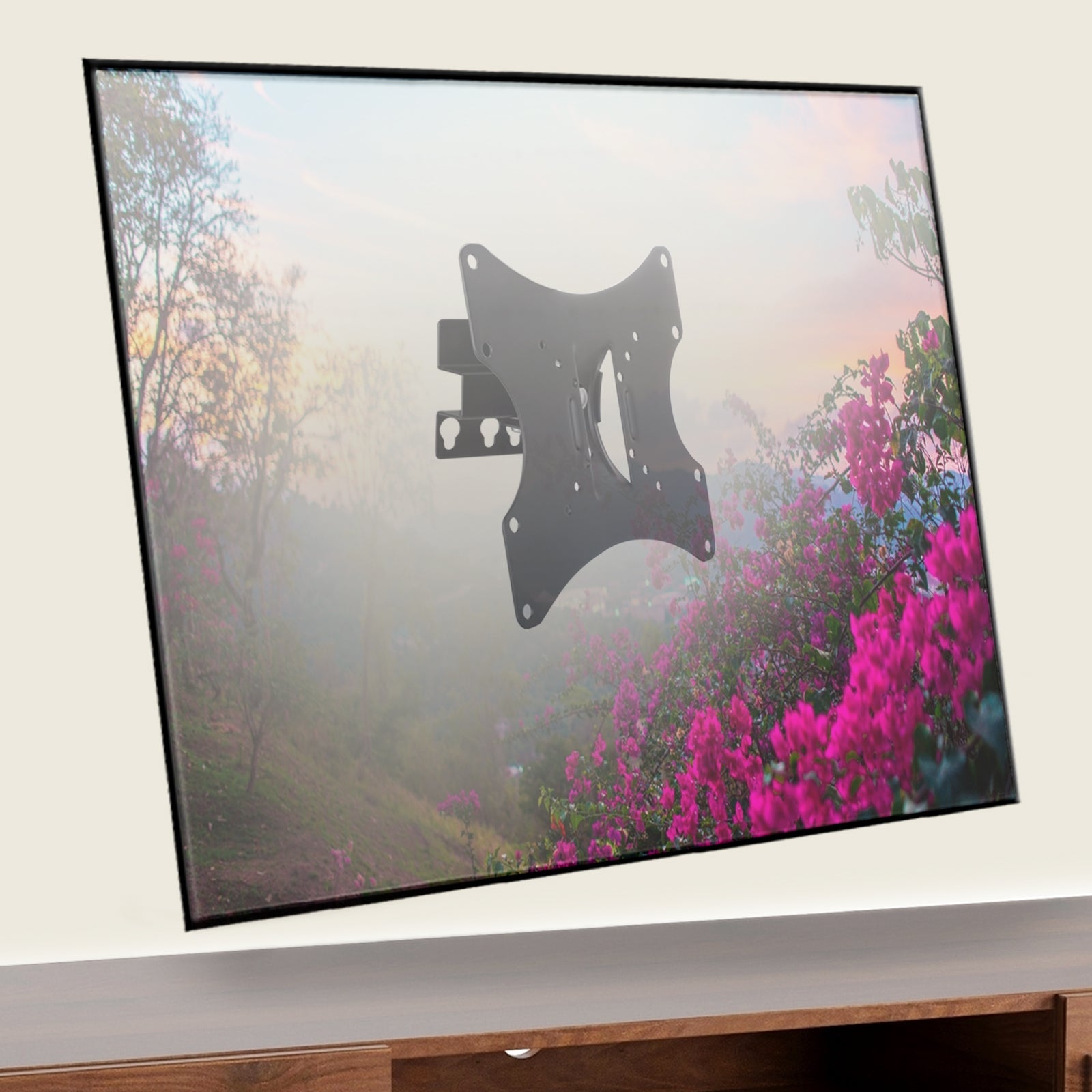 Heavy Duty Full Motion Television Mount for 17- 42 Inch LCD, LED and Plasma Televisions