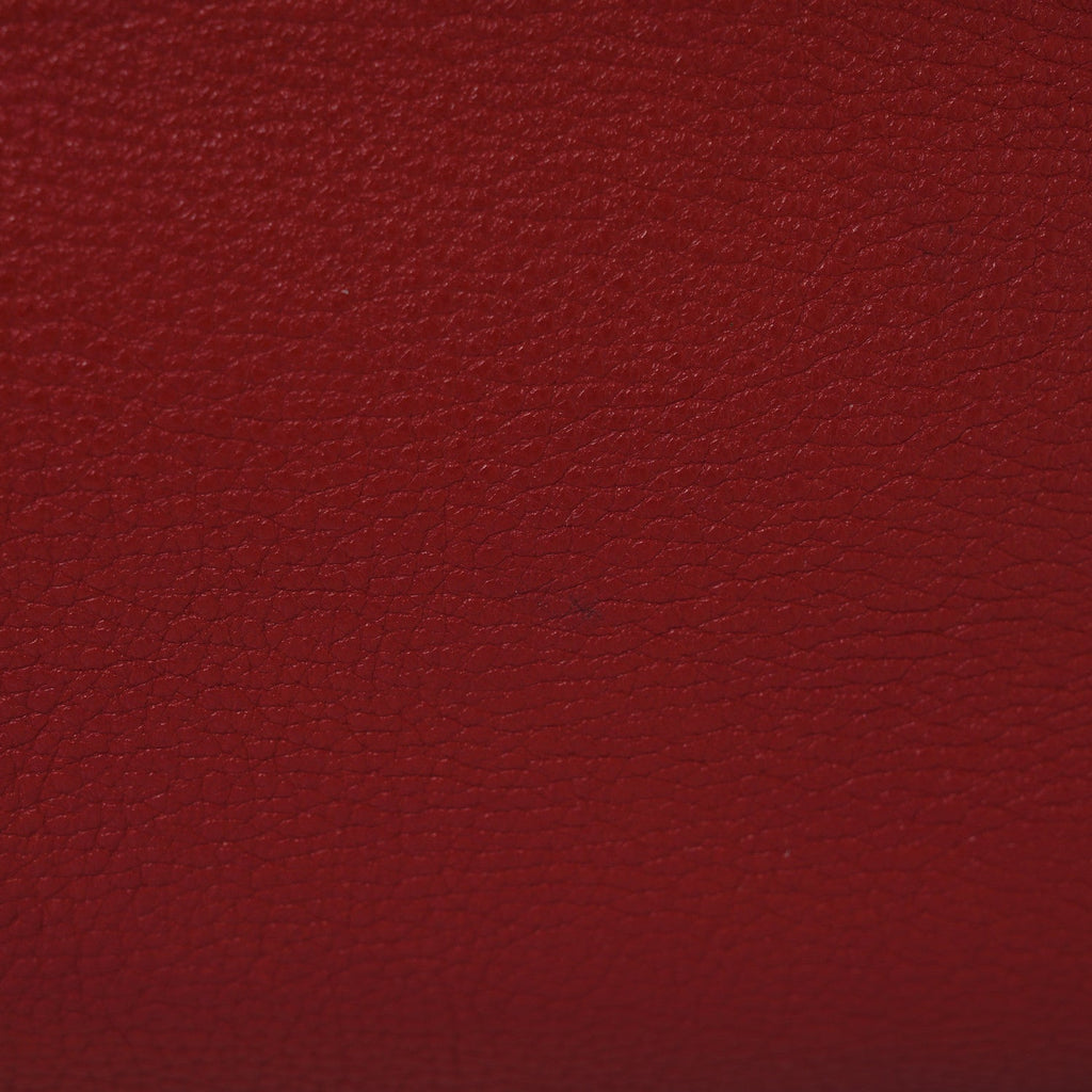 Soft Grained Calfskin Medium Belt Cabas Phantom Coquelicot