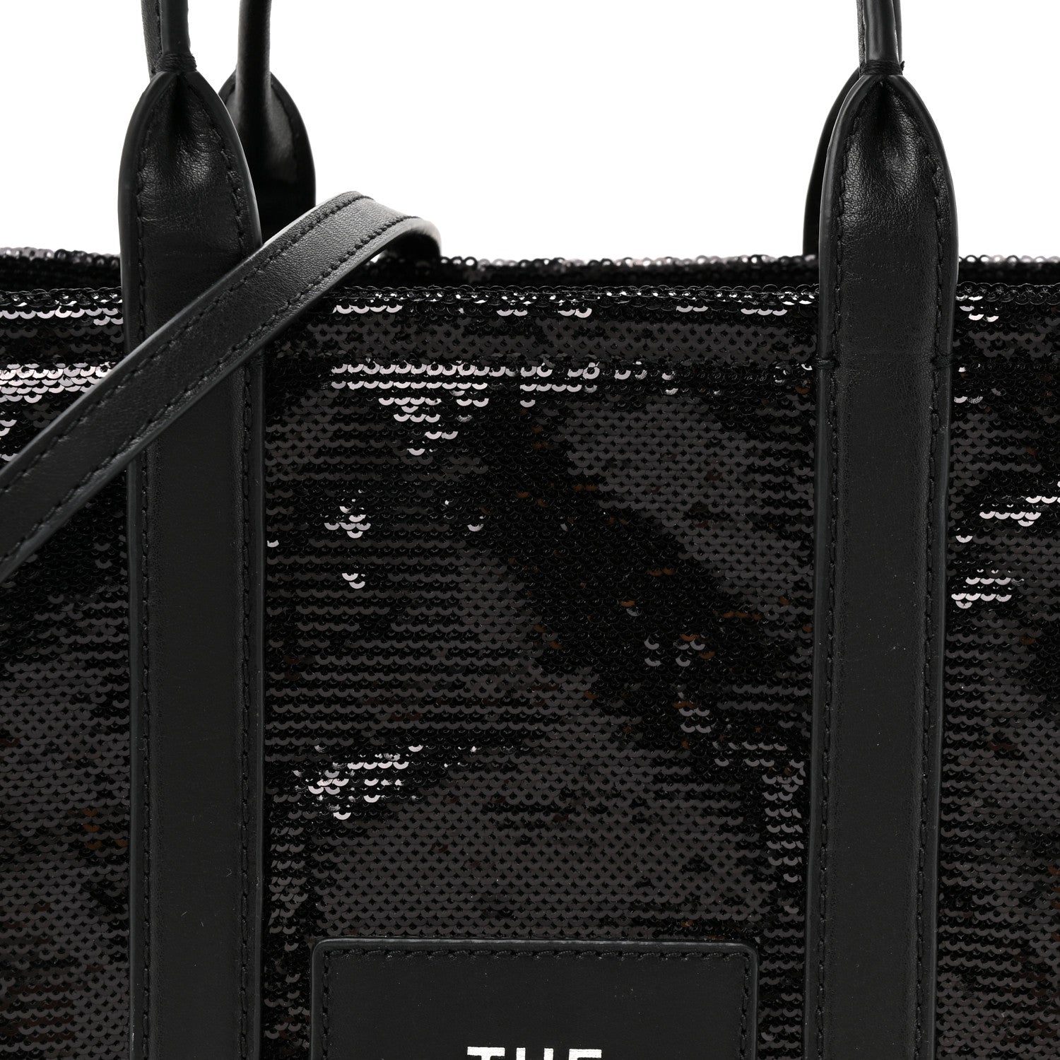 Sequin Small The Tote Bag Black