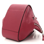 Grained Calfskin Small Hammock Shoulder Bag Raspberry