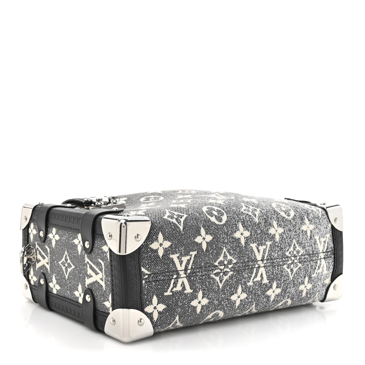 Monogram Jacquard Denim Side Trunk Grey