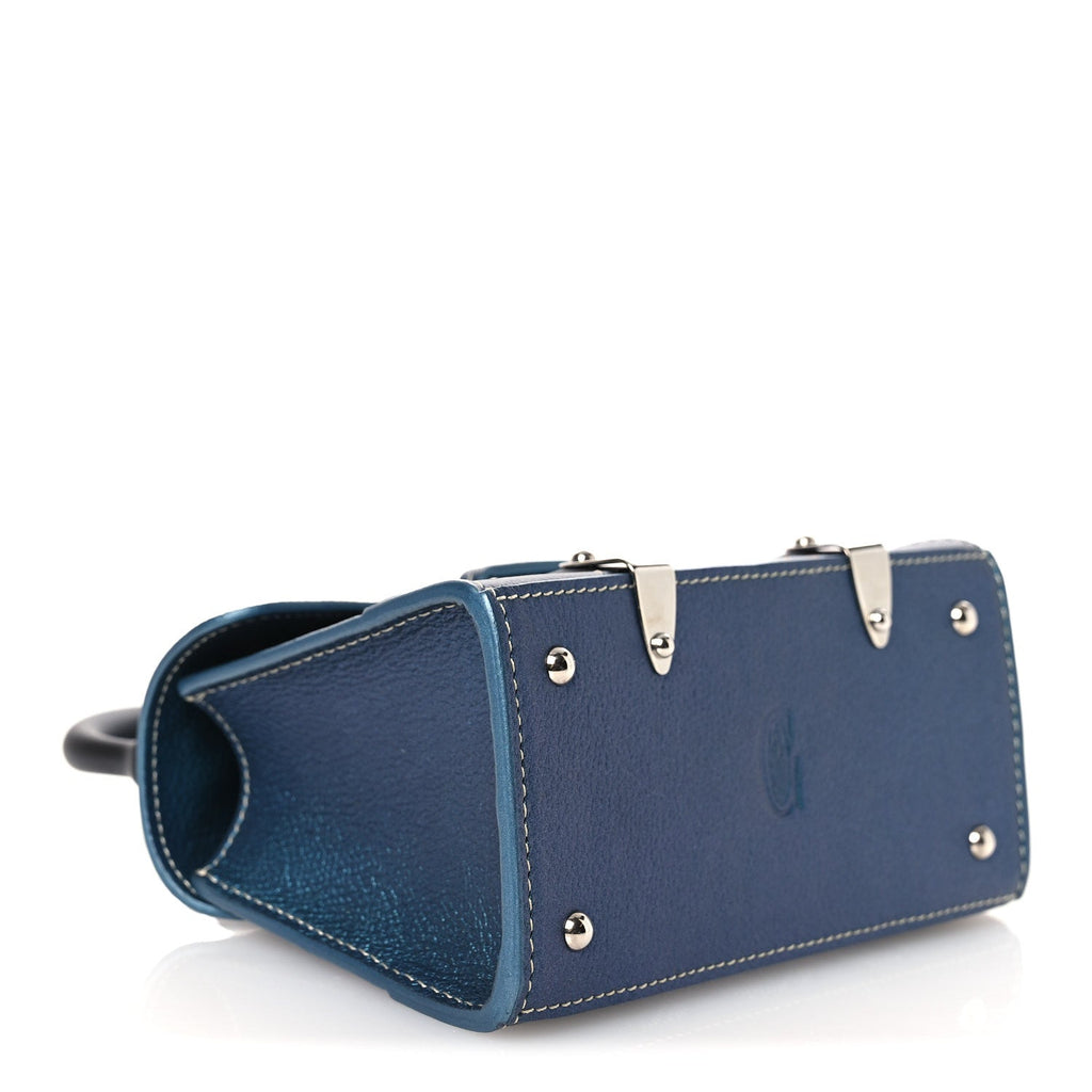 Iridescent Goyardine Structure Nano Saigon Pearly Blue
