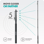 Movo CMP-17C Boom Pole for XLR Shotgun Mics