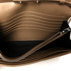 Grain De Poudre Matelasse Chevron Monogram Chain Wallet Taupe