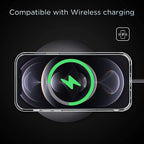 Entronix Case Compatible with iPhone 12/12 Pro - [Hard Back] Thick Clear