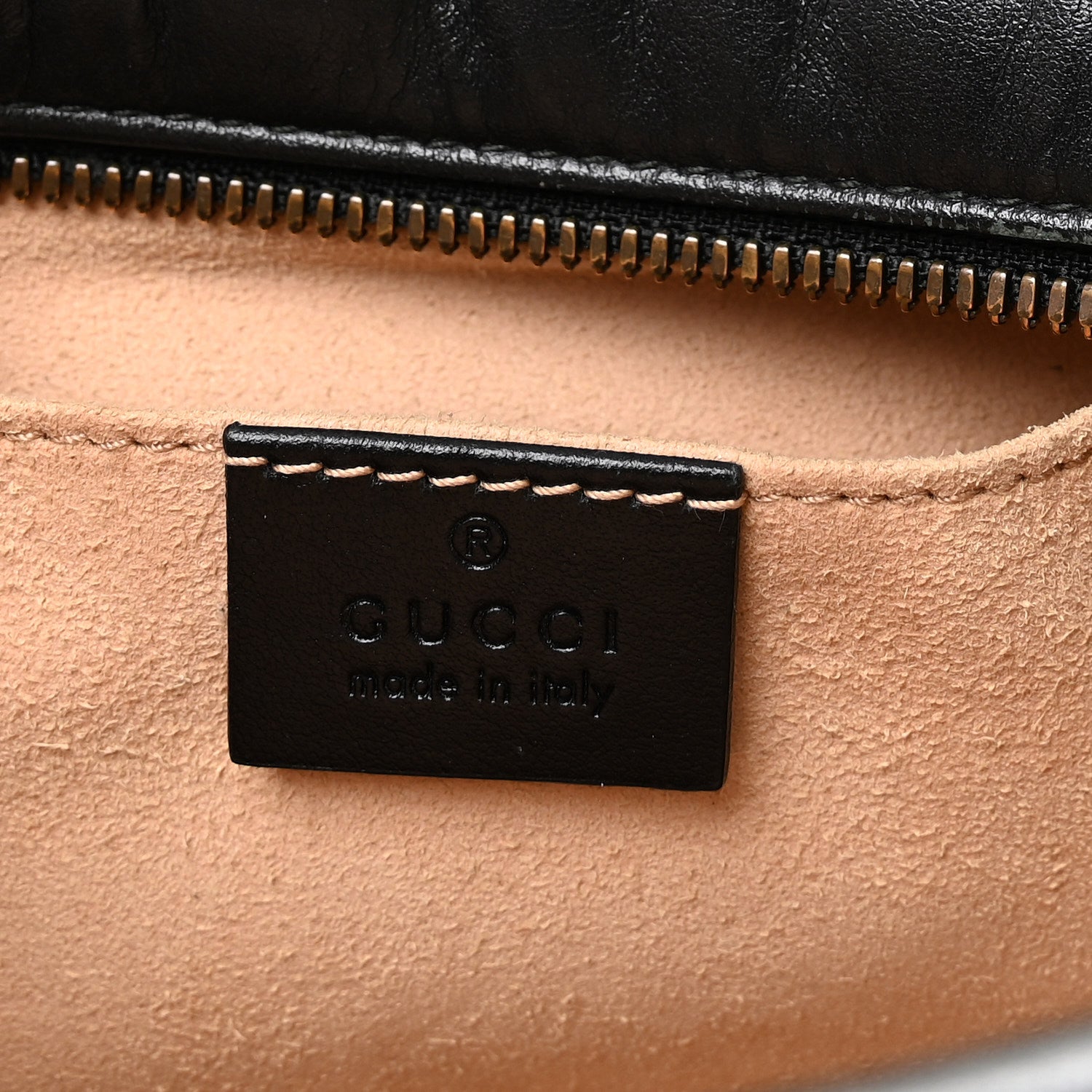 Calfskin Matelasse Small GG Marmont Chain Shoulder Bag Black