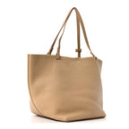 Grained Calfskin Park Tote Three Sabbia