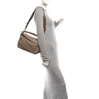 Grained Calfskin Medium Puzzle Bag Sand Mink