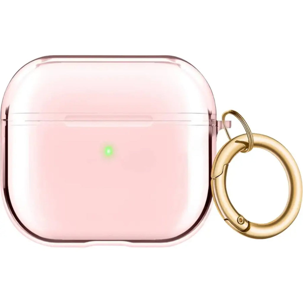 SAHARA - Hybrid Flex Series Case for Apple AirPods 3 (3rd Generation) - Transparent Pink