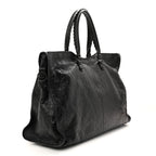 Arena Lambskin Brass Hardware Le City Travel Bag Black