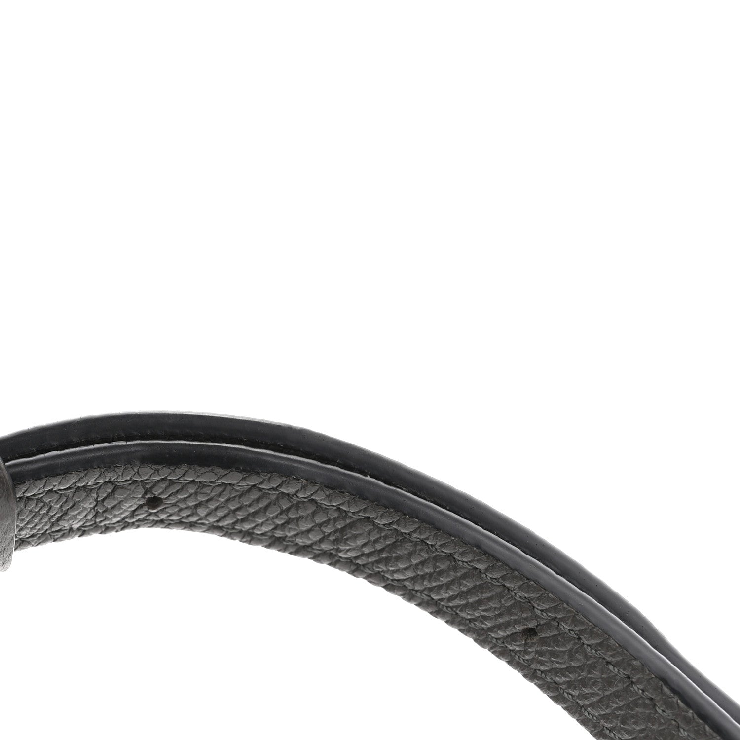 Grained Calfskin Nano Belt Bag Grey