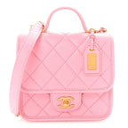 Caviar School Memory Mini Top Handle Flap Light Pink