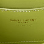 Calfskin Lizard Embossed Le 5 A 7 Mini Hobo Dull Lime