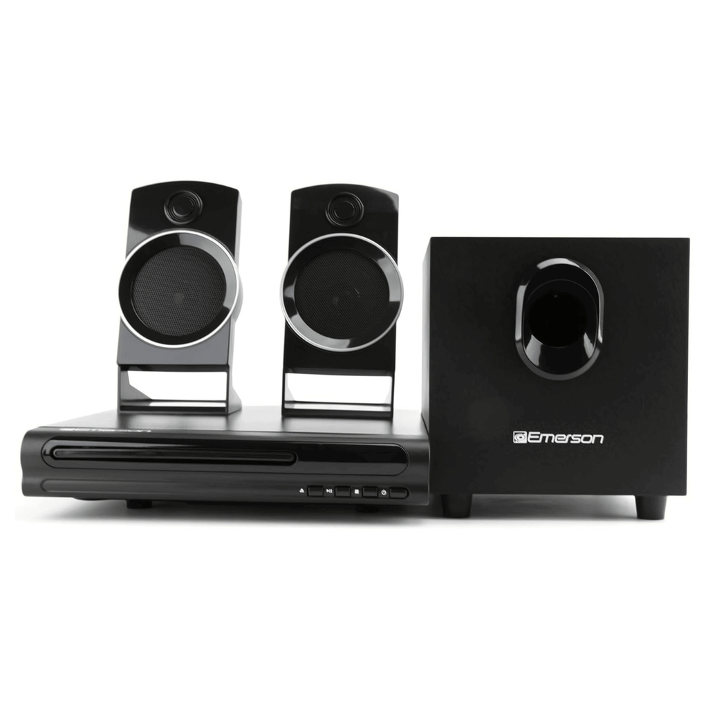 Speaker Surround Sound System & 2.1 Channel Home Theater DVD Player